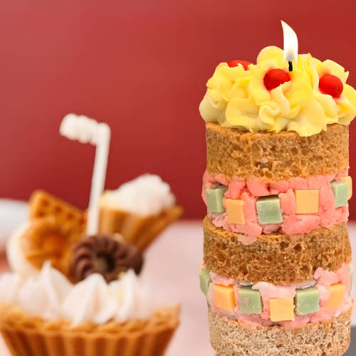 Nefer Designer Candles & Home Decor - Wholesale Novelty candle - Sponge Cake Delight Candle | Light as Air, Sweet as Sugar, Melted in Wax1