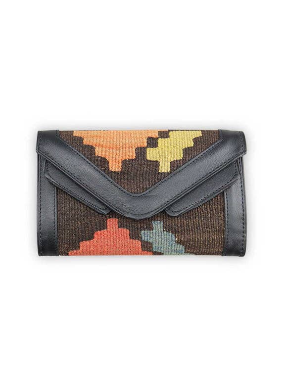 Billetera y bandolera Kilim para venta al por mayor de Artemis Design Co.