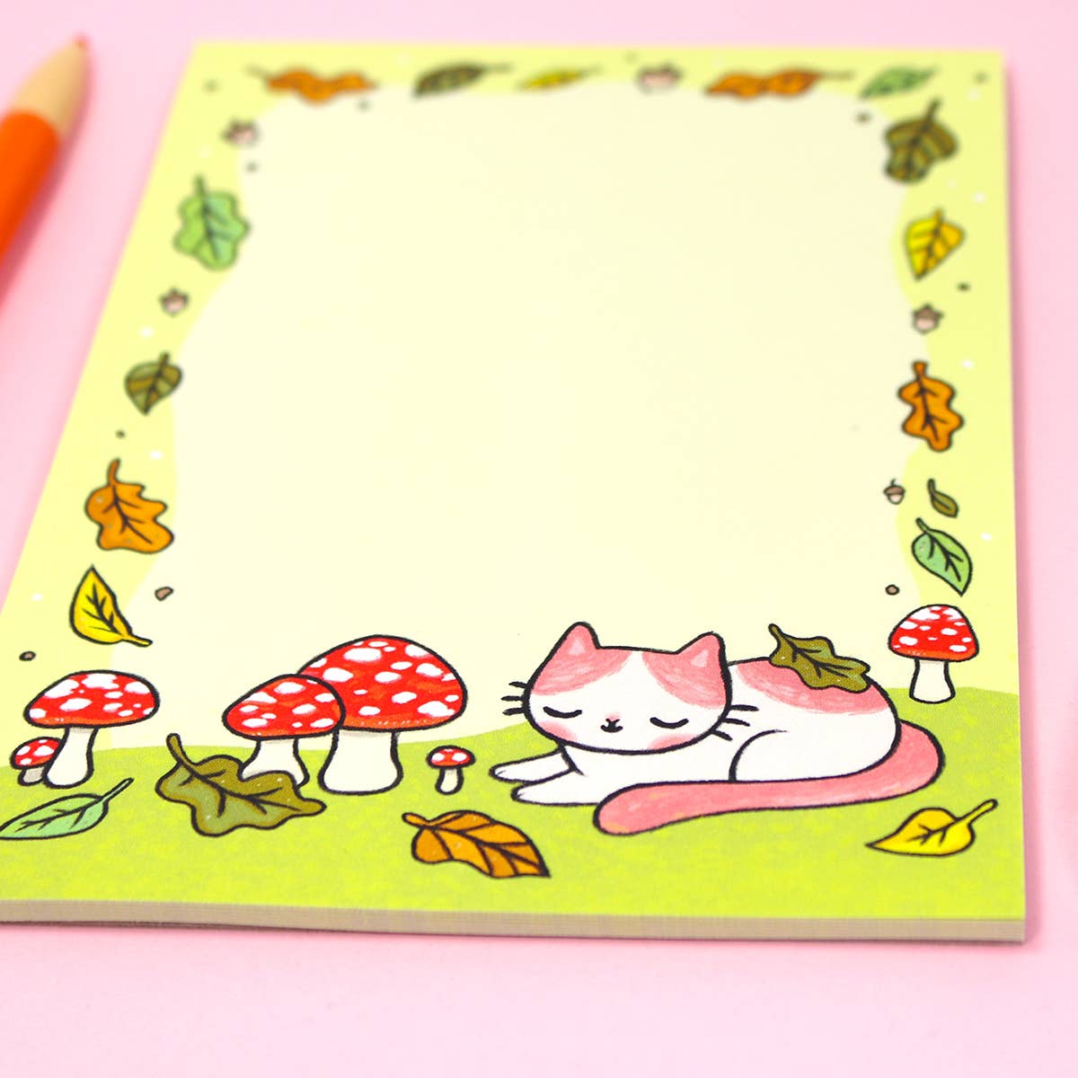 PONY PEOPLE - Wholesale Notepad - Mushroom Cat Notepad 2