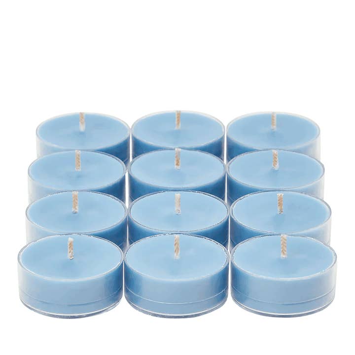 Sea Salt & Sage Universal Tealight Candles for wholesale by Glow Collection