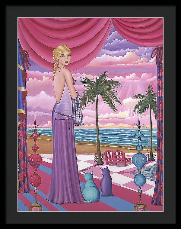 Sharon Tatem Fashion LLC - Wholesale Art Print - Melissa - Framed Print29