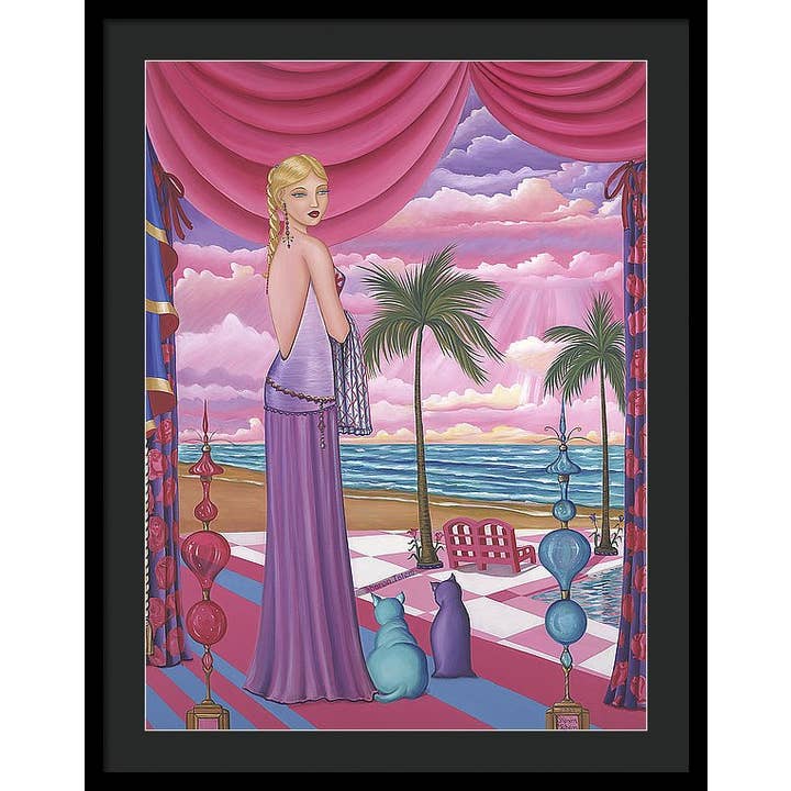 Sharon Tatem Fashion LLC - Wholesale Art Print - Melissa - Framed Print29