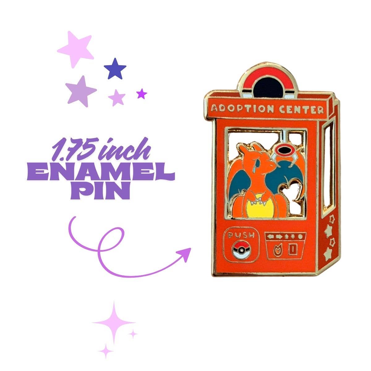 Naytendo - Vente Épinglettes/boutons - Pin's émaillé Charzaird Pokémon inspiré de l'anime2