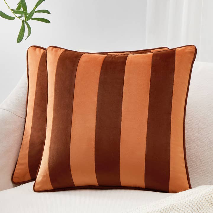 Tamarindo Pillow Covers (2-Pack) - Rust/Coral for wholesale by Monday Moose