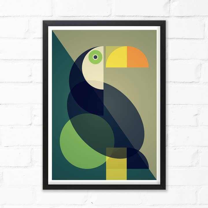 Mid Century Tukandruck für den Großhandel von Cloud Cuckoo Design