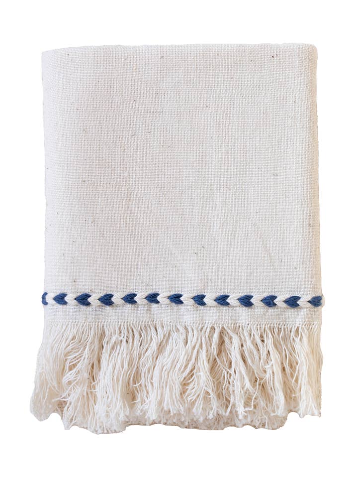 Chambray Braid Detail Napkin | Set of 2 for wholesale by kd weave