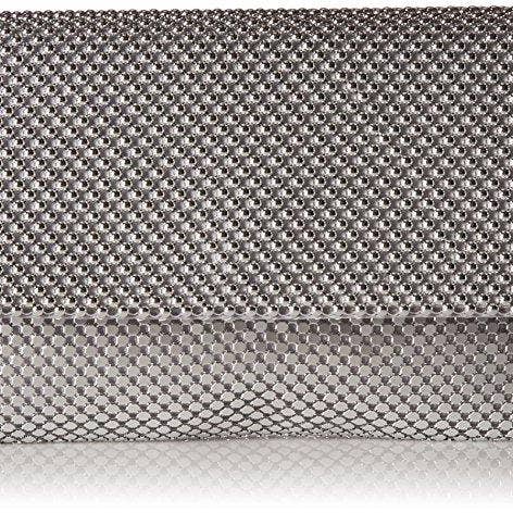Ariella Large Mesh Clutch (zilver) voor wholesale door Jessica McClintock