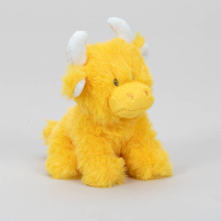 Orange Mini Highland Cow COOllectible Soft Toy for wholesale by Jomanda Soft Toys & Accessories