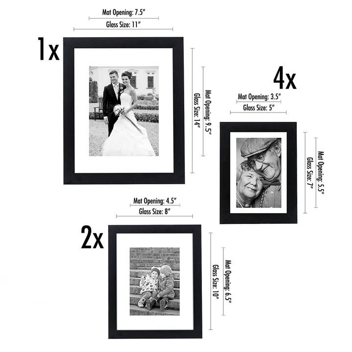 Americanflat - Wholesale Picture Frame - Americanflat Gallery Wall Frame Set (7 Pack)23