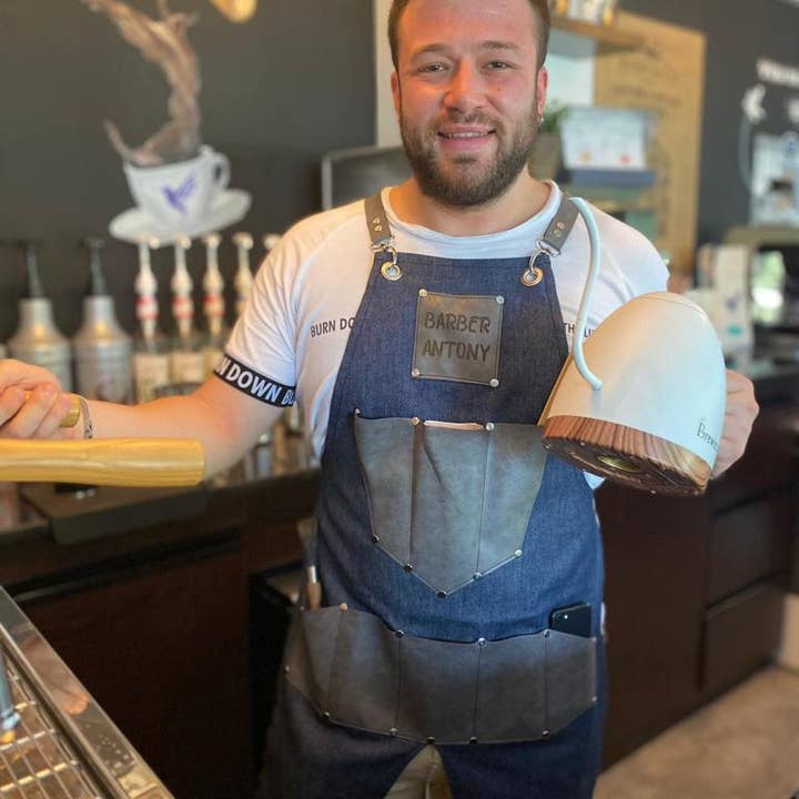 La Hammam - Wholesale Apron - High Quality Unisex Apron w leather pockets2