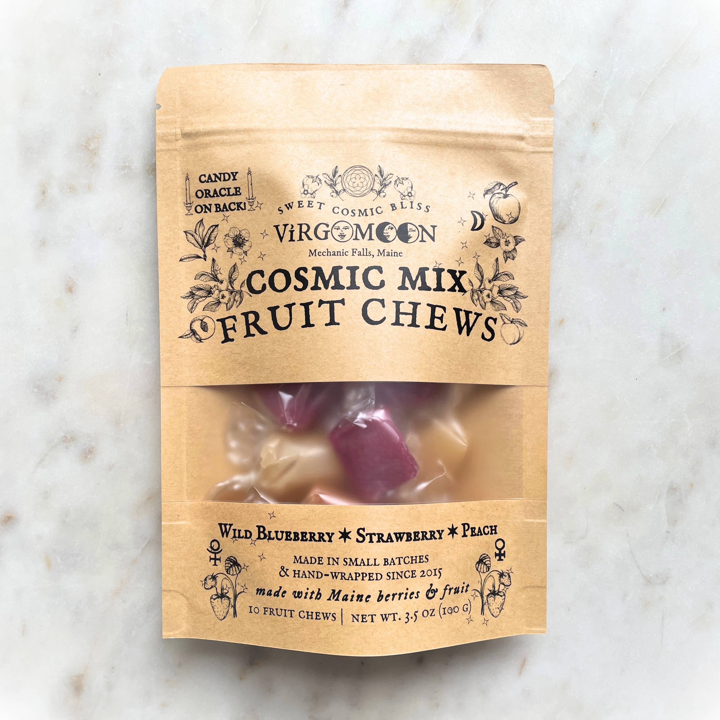 Virgo Moon - Wholesale Taffy - Cosmic Mix Fruit Chews - Wild Blueberry, Strawberry & Peach3