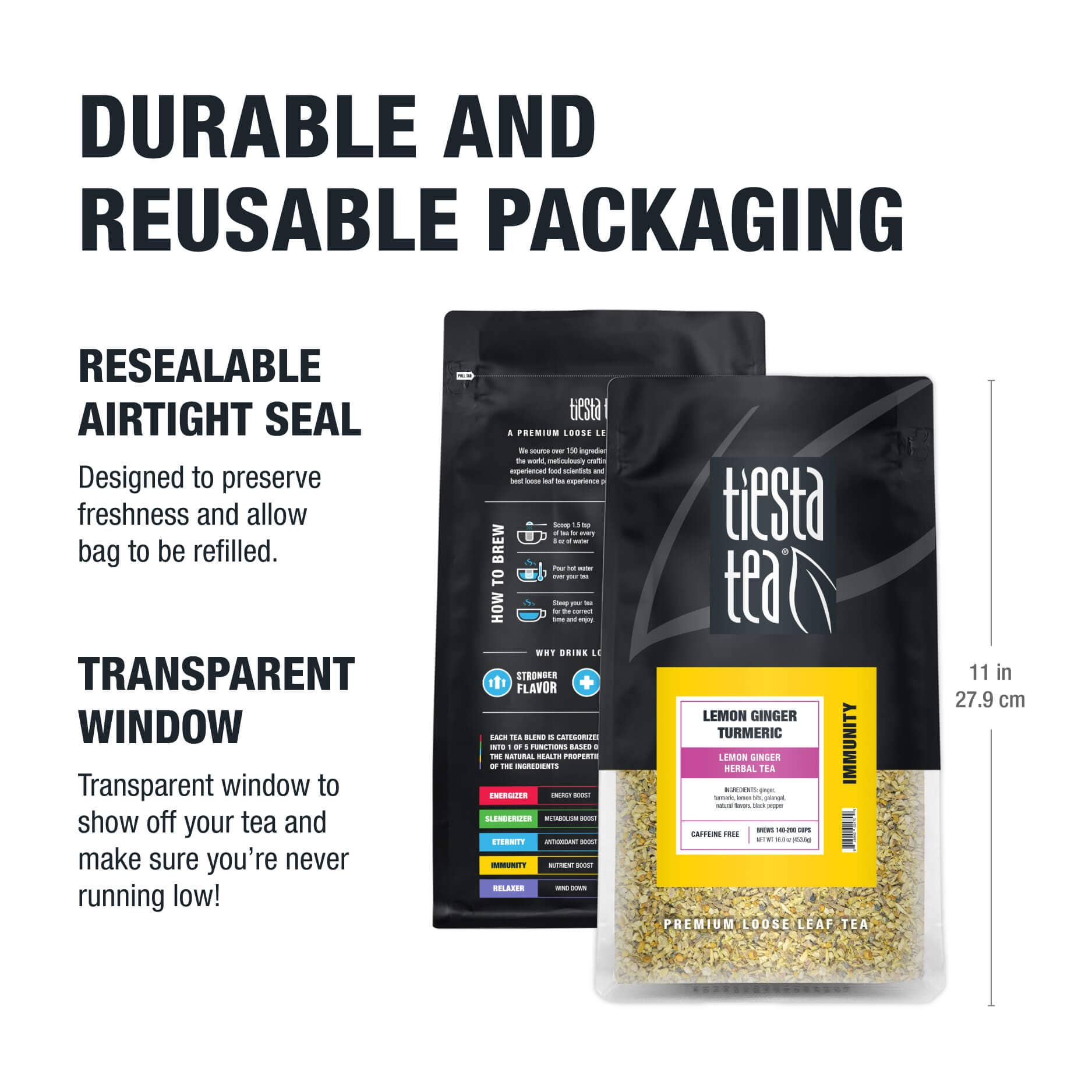 Tiesta Tea Company (loose leaf teas & accessories) - Vente Thé en vrac - Thé Citron Gingembre Curcuma | Mélange Bien-Être Sans Caféine17