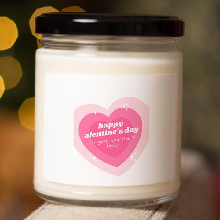 Funny Valentine Candle Happy Alentines Valentines Candle for wholesale by VenusArtsShop