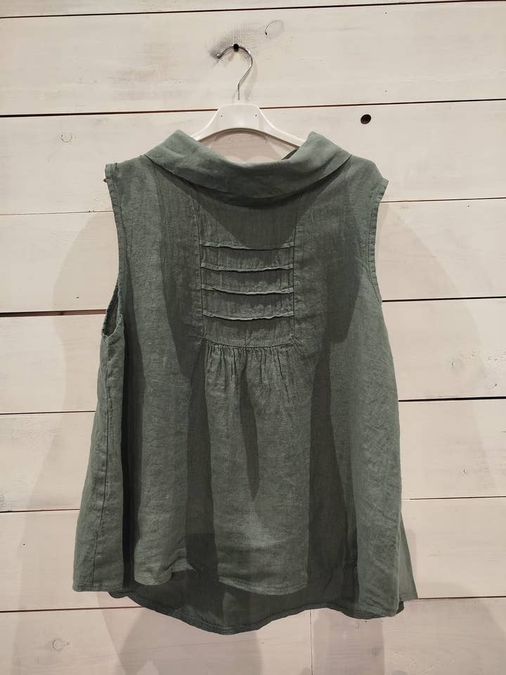 Linos y Textiles - Wholesale Blouse – Women’s - REF-17683 100% linen blouse2