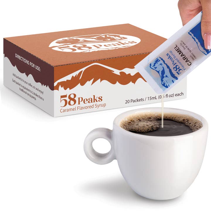 Sirop saveur caramel - 20 unités pour la vente par 58Peaks