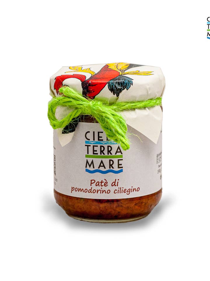 Paté di pomodorino ciliegino per la vendita all'ingrosso da parte di Azienda Agricola Cielo Terra Mare