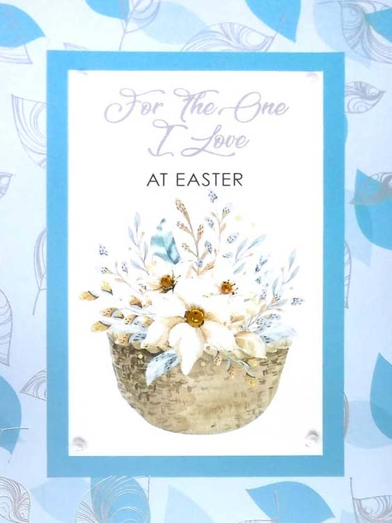 Rosedale Gold Easter Greeting Cards - One I Love (3pk) 50423 for wholesale by A-Line Greetings