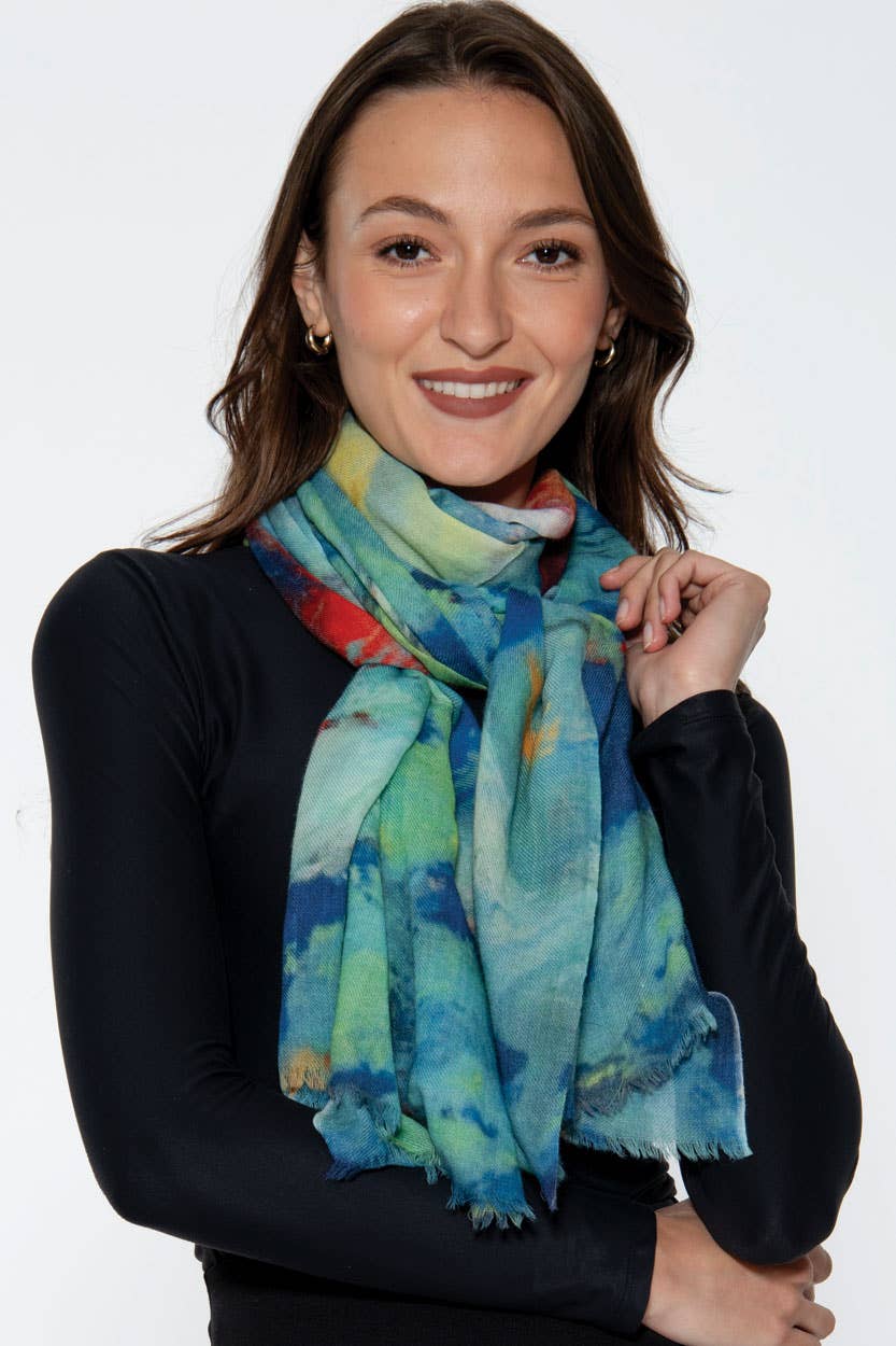 Sevya Handmade - Vente Châle – femme - Écharpes en laine fine Reena10