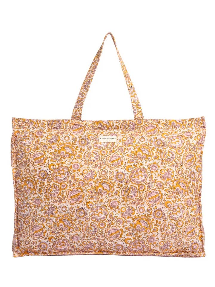 Maxi tygkasse i bomull - Garda Pop Rosa för wholesale av Bindi Atelier