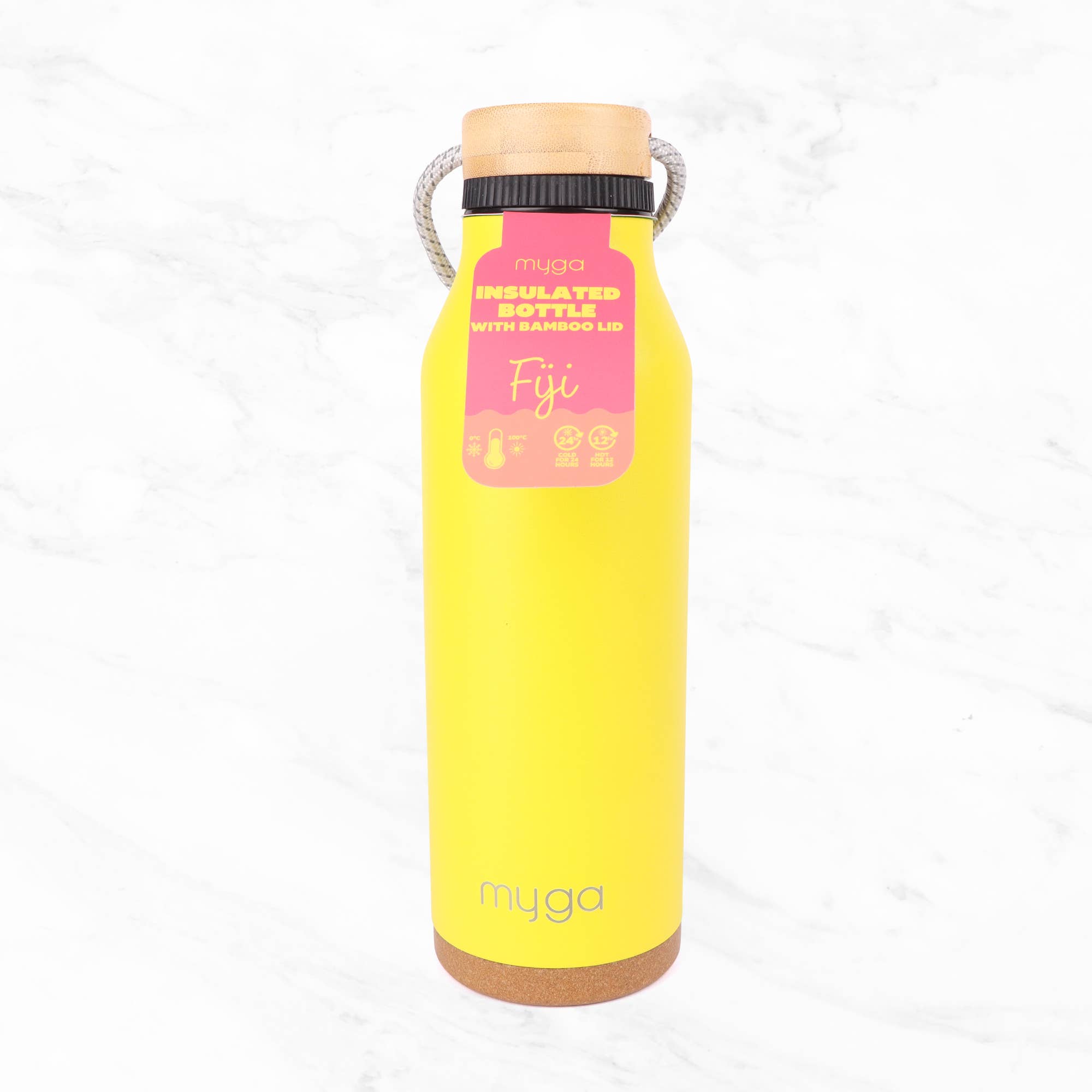 Myga – Großhandel Trinkflaschen – Myga Fiji Isolierte Trinkflasche mit Bambusdeckel7