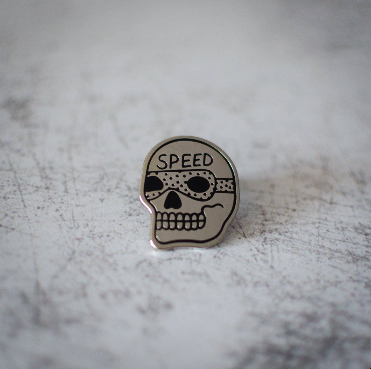 Rock And Rose Motel – wholesale Lapel pin/button – Speed Skull Enamel Pin4