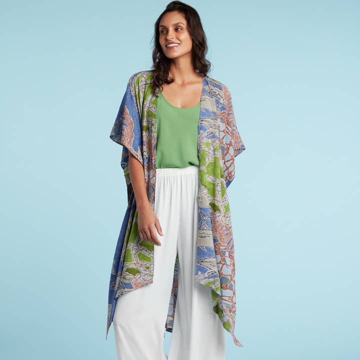 JAMS World – Engroshandel Kimono - Dame – Kimono Jakke - Fiskeflåd