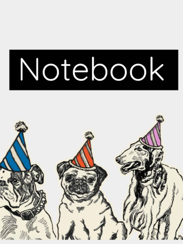 Carnet/journal/journal intime de fête de chiot pour la vente par Moonlite Mama