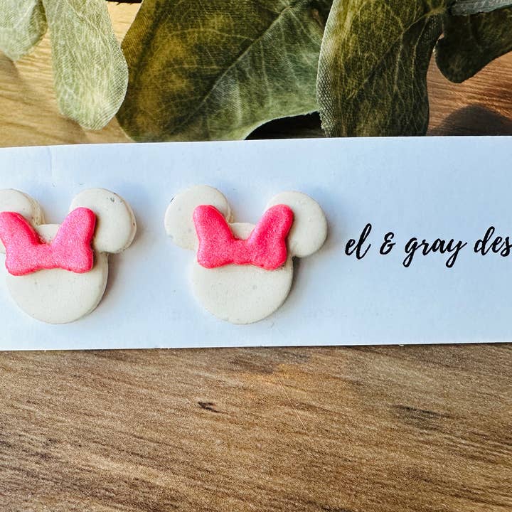 El & Gray Design - Wholesale Dangle Earrings - Theme Park Mouse Earrings (Multiple Styles Available! Click Through)7