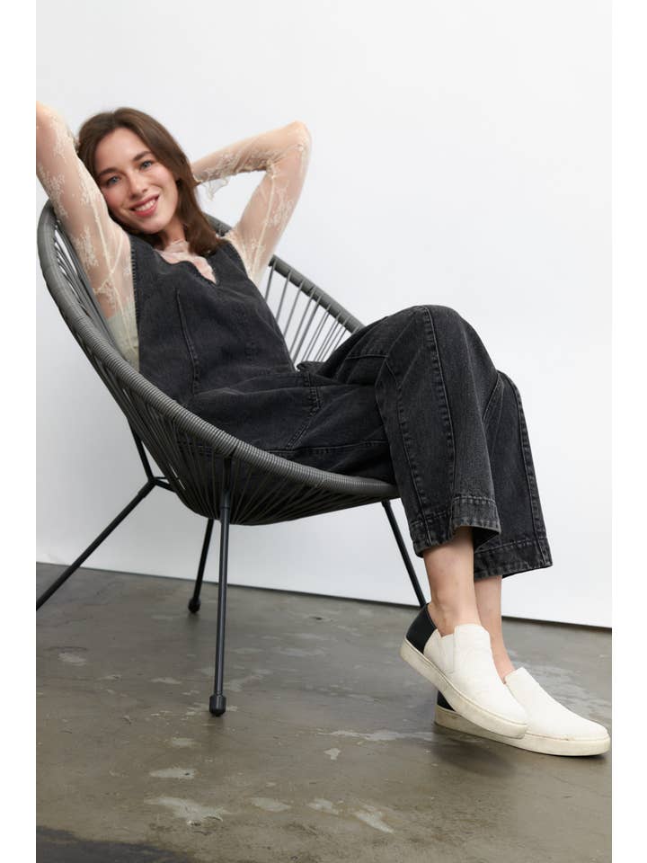 Newbury Kustom - Vente Jean – femme - 80298 - Salopette en jean vintage2