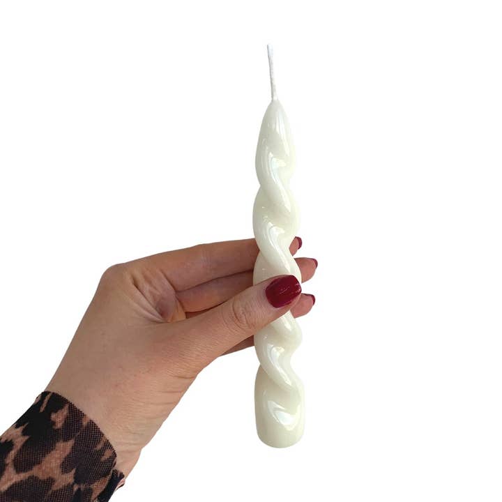 Italian Dreams Spiral Candle | Set of 2 for wholesale by Dancing with Juniper