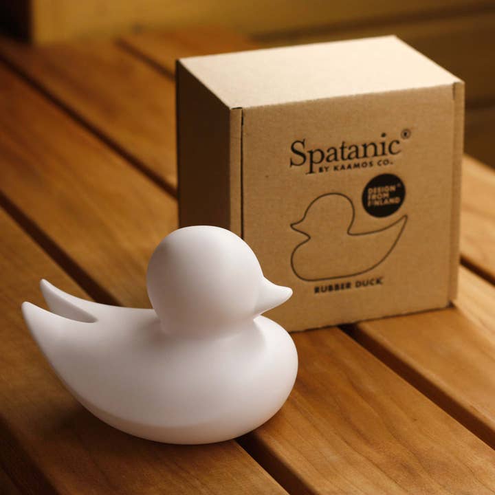 Kaamos Company - Wholesale Bath Toy - Baby - Minimalist Design Rubber duck, solid black, white, yellow