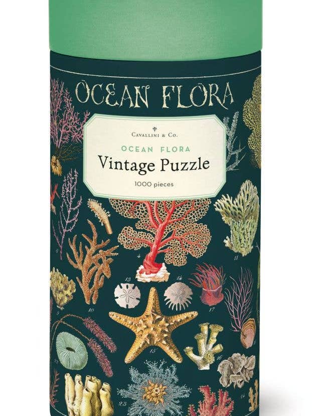 Cavallini - 1000 Pc Puzzle Ocean Flora for wholesale by Cavallini & Co