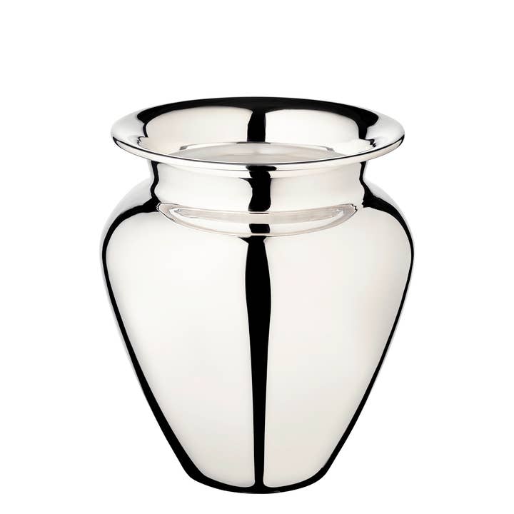 EDZARD - Wholesale Vase - Vase Antonia, Heavy Silver-Plated, Height 21 cm, Diameter