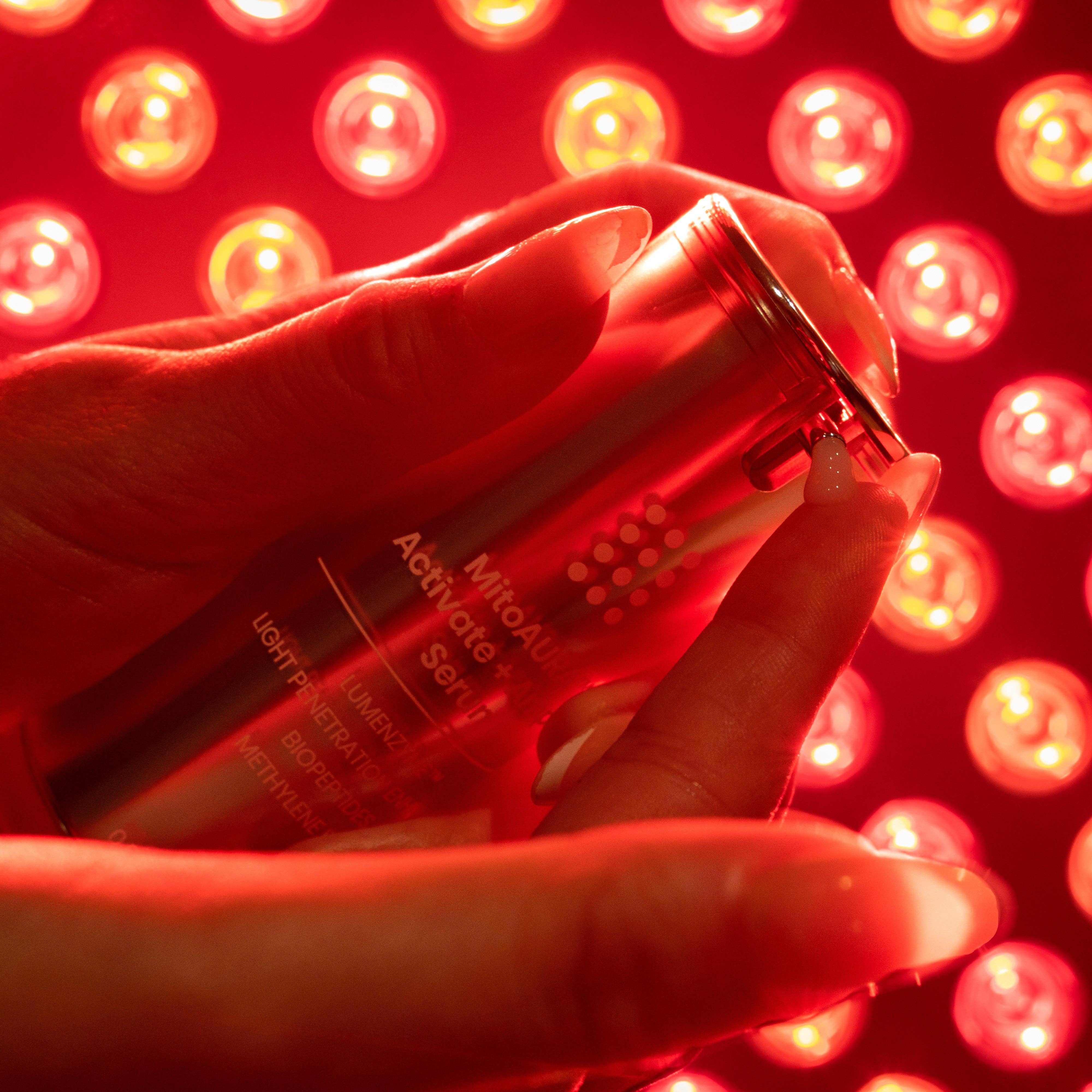 Mito Red Light - Wholesale Facial Serum/Concentrate - MitoAURA™ Activate + Amplify Serum - BioPhotonic Skincare™3