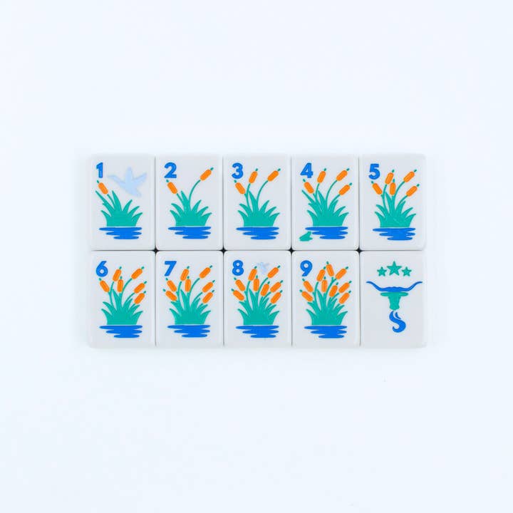 My Fair Mahjong - Wholesale Board Game - THE TEXAS SERIES | Mahjong with Lone Star Flair | Mesquite White Tile7