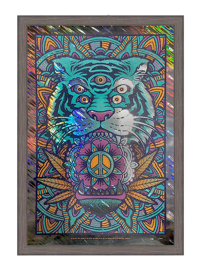 Peace Tiger | Láminas x2 para venta al por mayor de Half Hazard Press