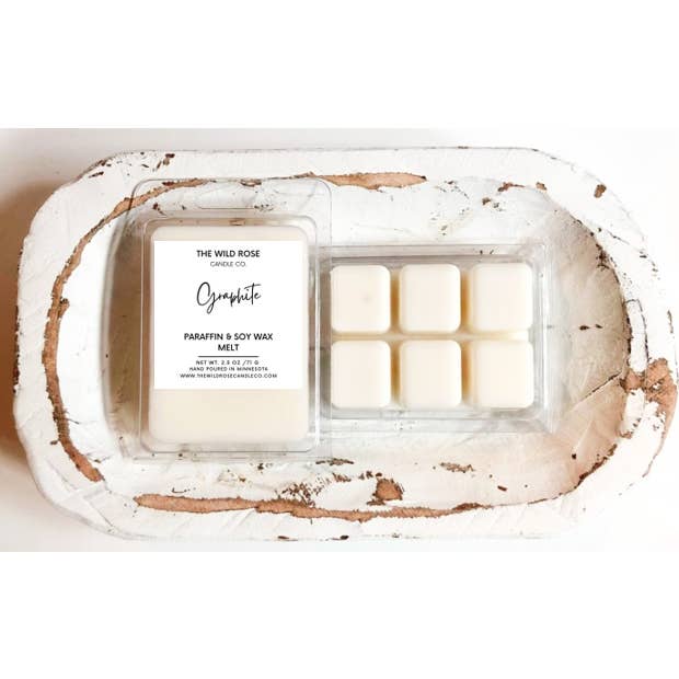 Graphite Wax Melts for wholesale by The Wild Rose Candle Co.