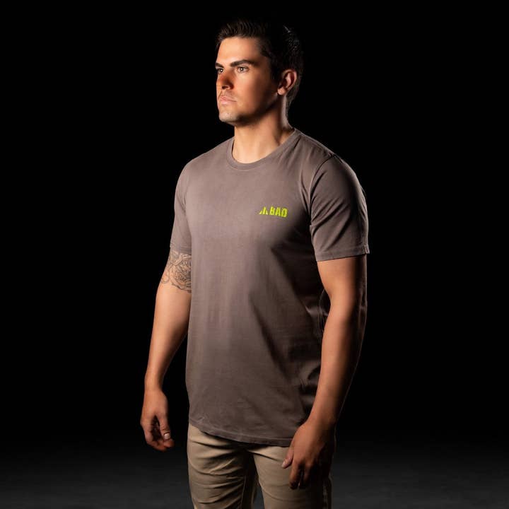 BAD WORKWEAR - Wholesale Screen printed t-shirt – Men′s - BAD TRADEMARK™ ACID WASH S/S T-SHIRT2