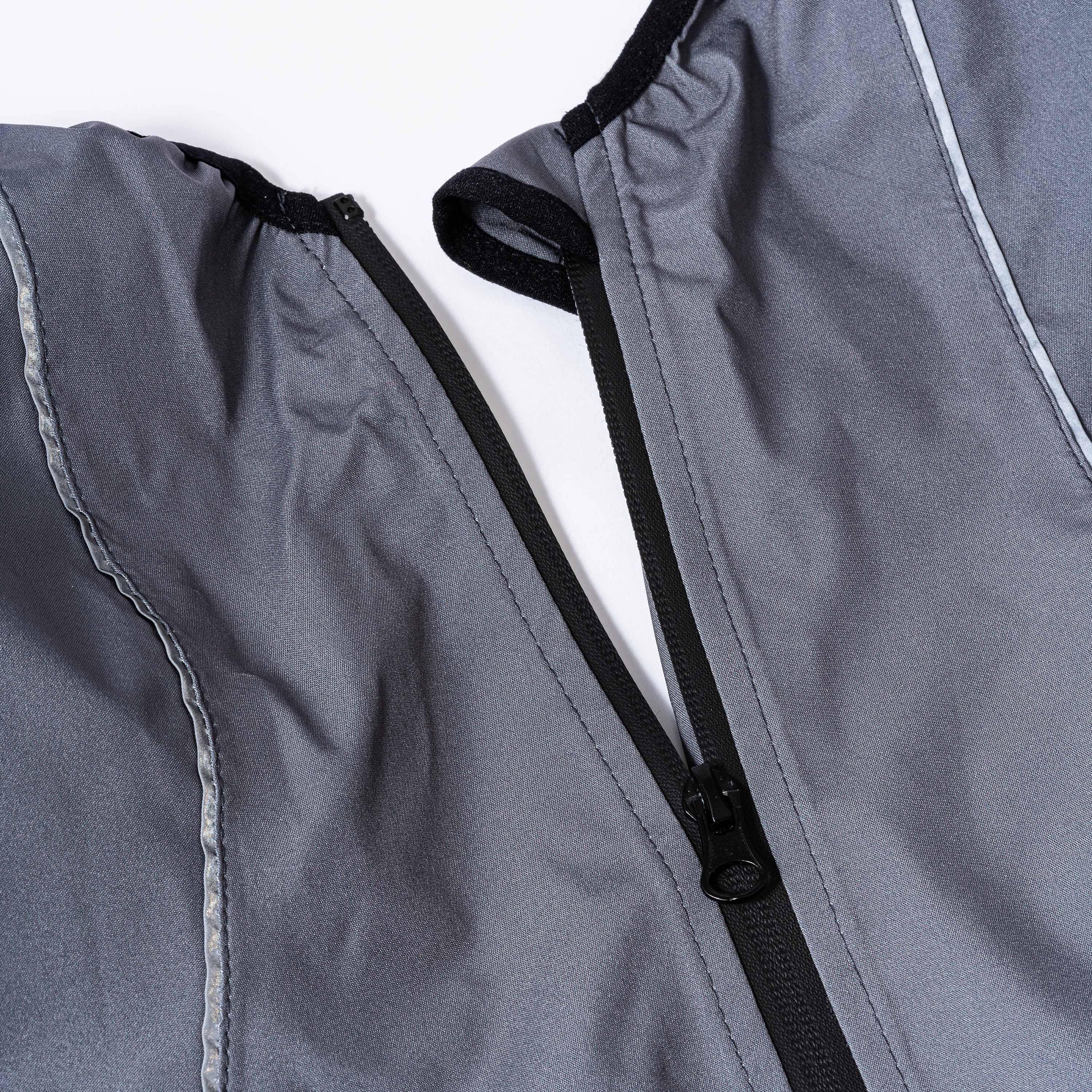 Hugo & Hudson – wholesale Hundregnrock - Hund – Skyddande hundoverall i grått4