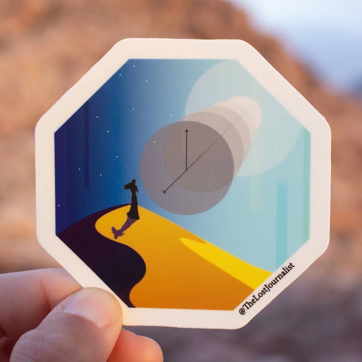 Sands of Time Sticker for wholesale by The Lost Journalist