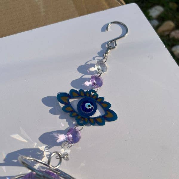 Gypsy Soul - Wholesale Wind Spinner - Stainless Steel Crystal Wind Spinners with Adorn Charms16