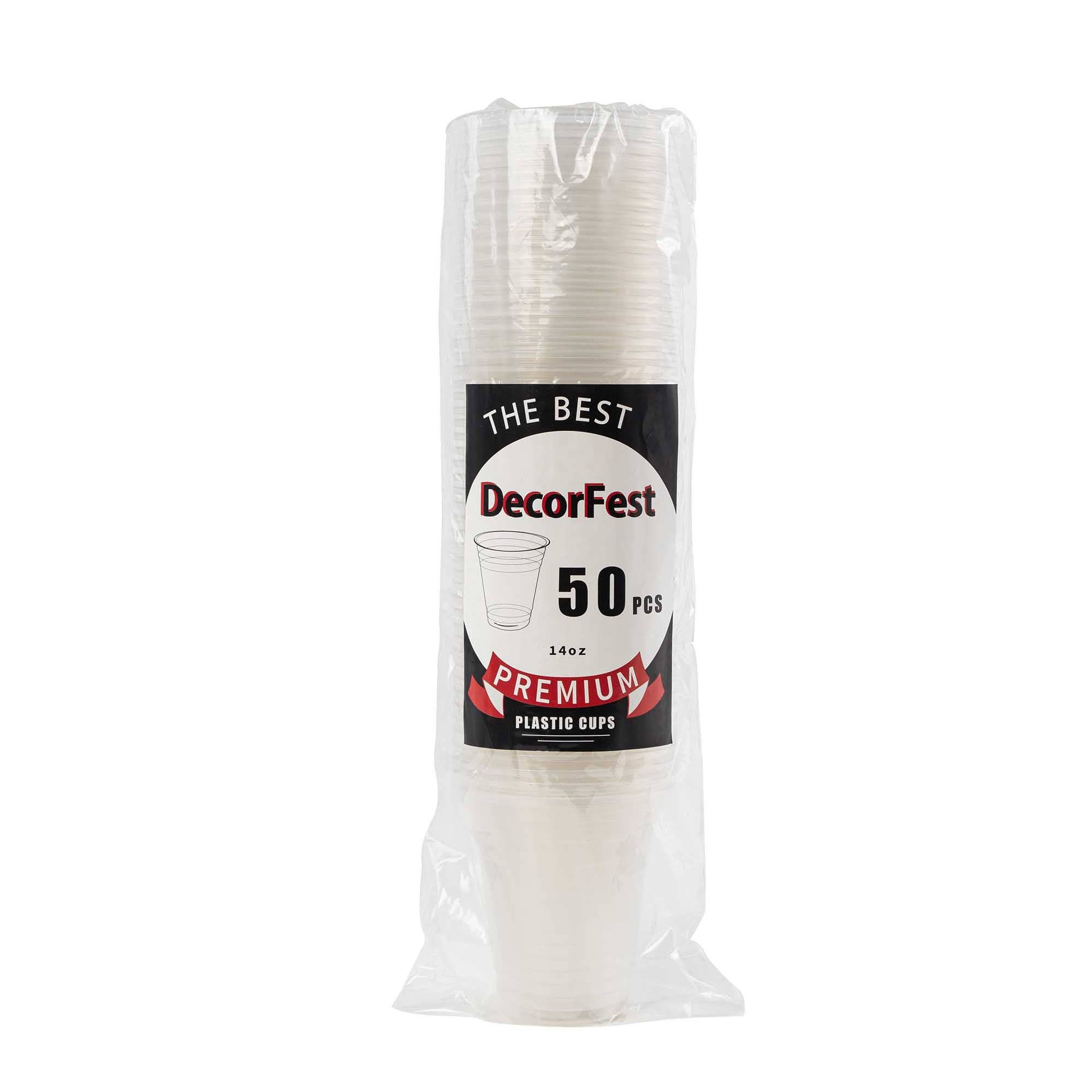 Portofino International Trading, USA - Wholesale Disposable Cup - Disposable Clear Plastic Cup - 14 oz. - 50 Pack4