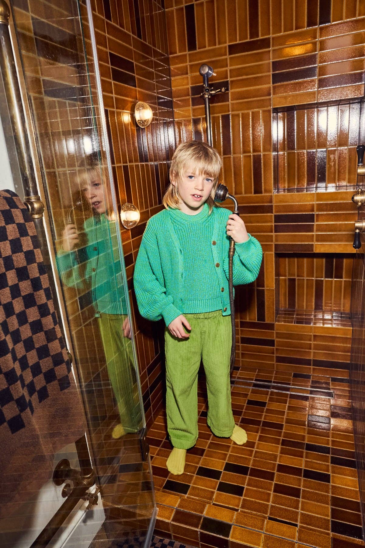 Studio Koter – wholesale Sweater vest – Kids – Skye Chunky Boxy Knit Vest1