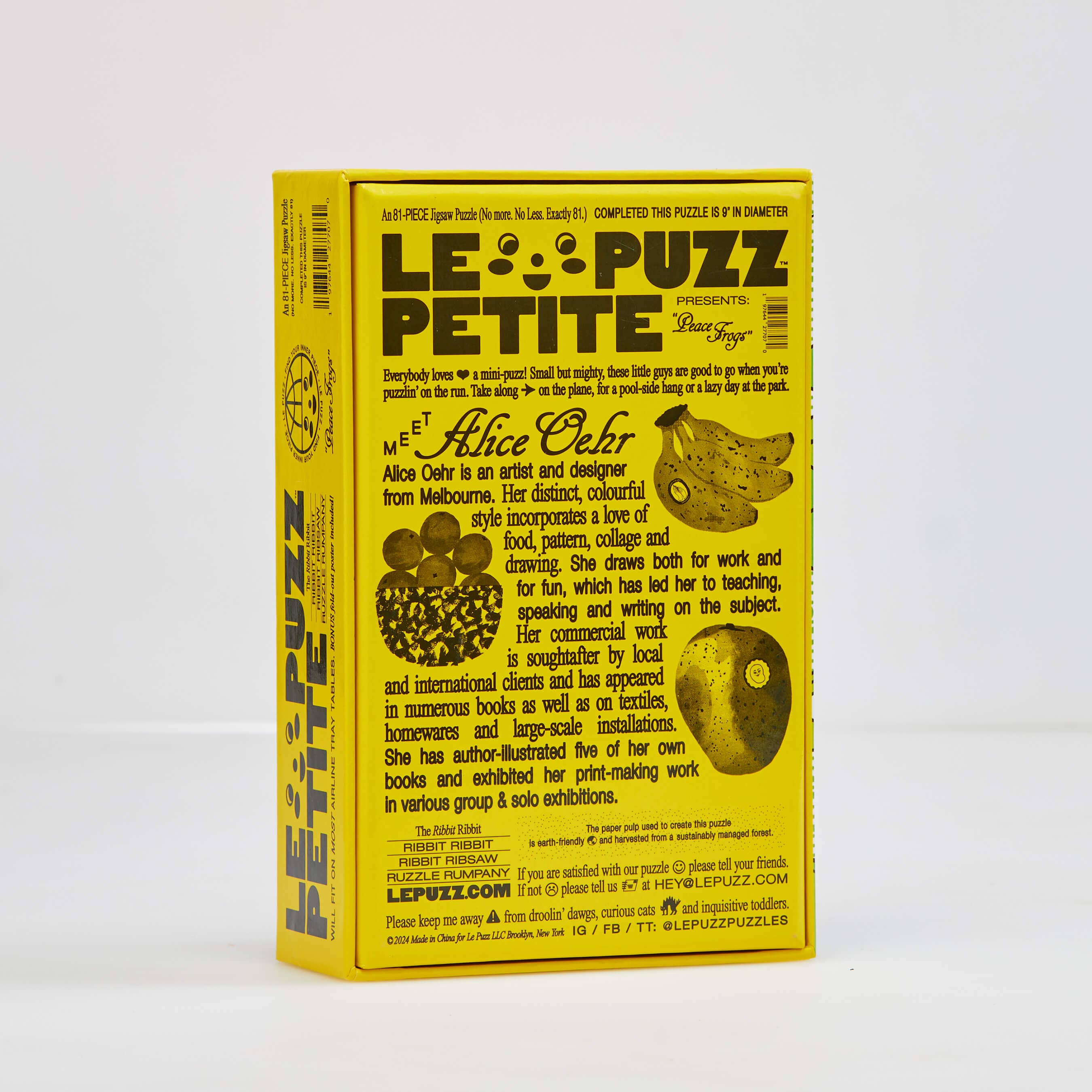 Le Puzz - Wholesale Puzzle - Adult - Peace Frogs1