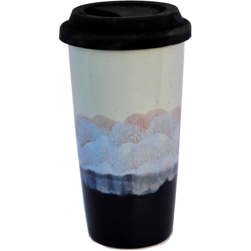 REMOVED BRAND - Wholesale Insulated Mug/Tumbler - A Non-Pattern Glazed Double Walled Tall Travel Mug (made to order)3