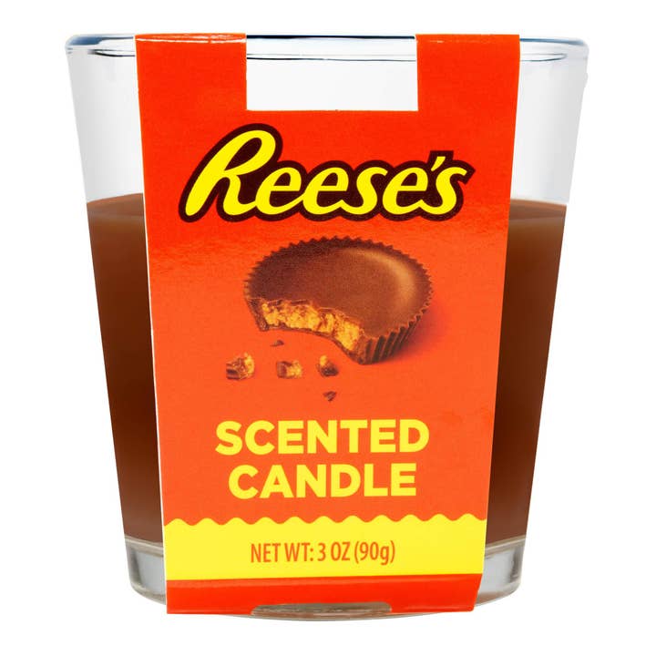 Cannatron - Wholesale Jar/Filled Candle - Reese’s Peanut Butter Candles – 3oz Single Wick - 6ct Case