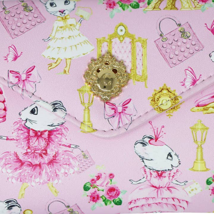 Pink Poppy USA - Wholesale Wallet - Kids - Claris the Chicest Mouse in Paris Wallet | Pack of 22