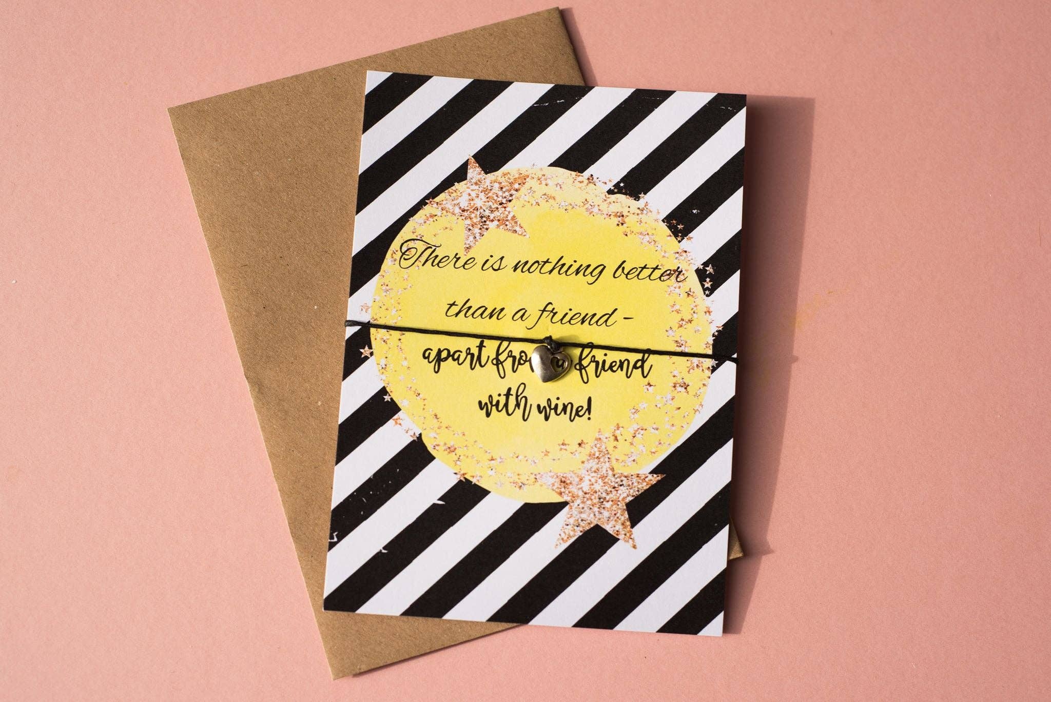 Dios Designs – wholesale Postcard – A6 Postcard Print - Yellow Star Alcohol17