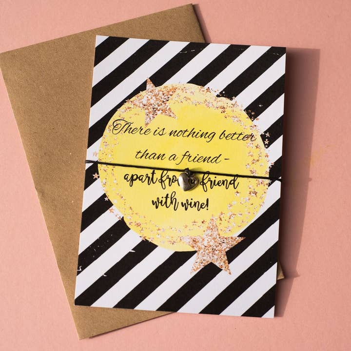 Dios Designs - Wholesale Postcard - A6 Postcard Print - Yellow Star Alcohol17