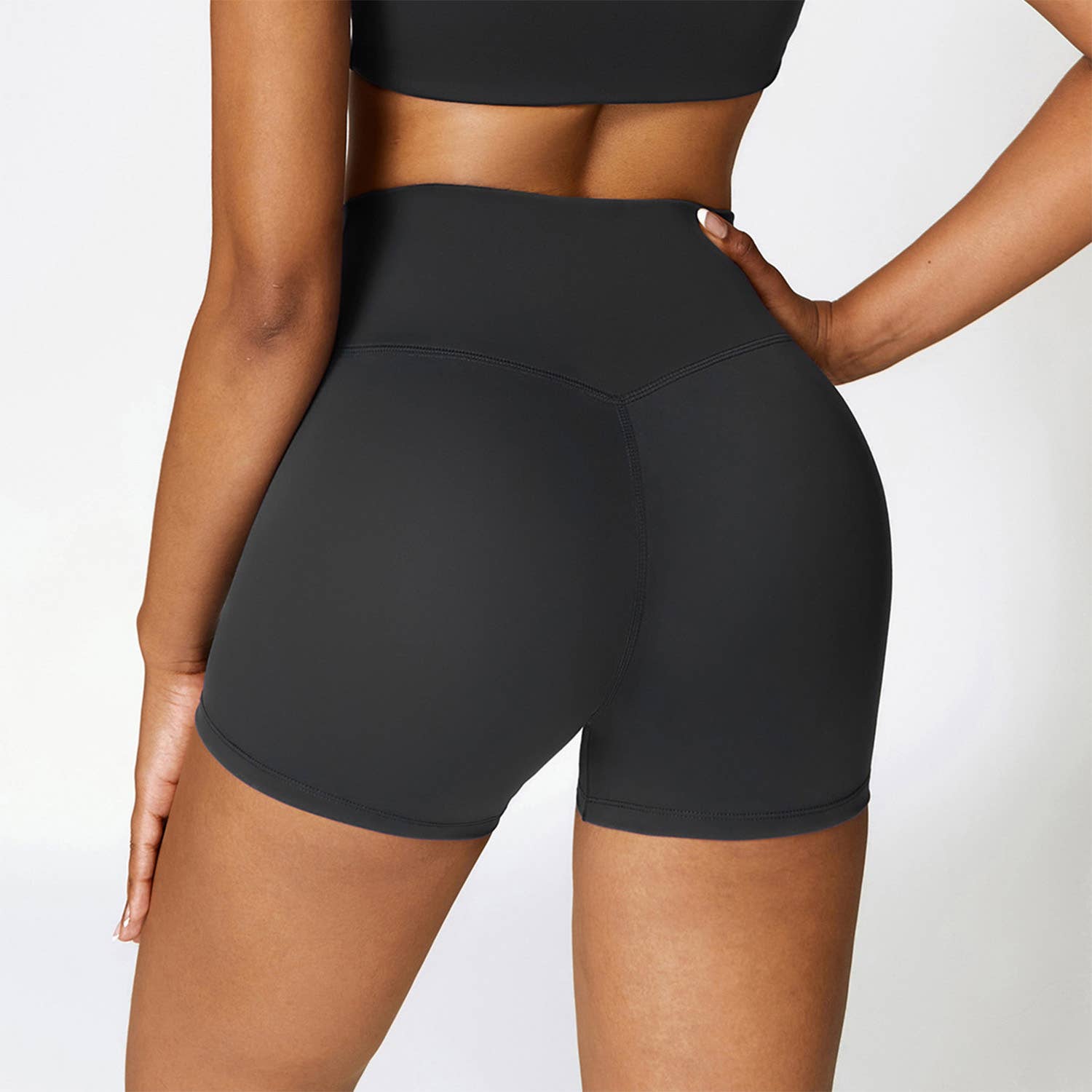 Crave by FW - Wholesale Athletic Shorts - Women's - No Front Seam High Waist Biker Shorts28